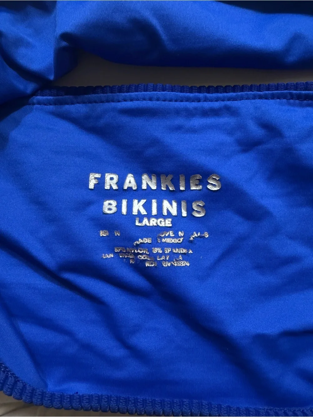 Frankie's Bikinis Cobalt Blue Swim Bottom